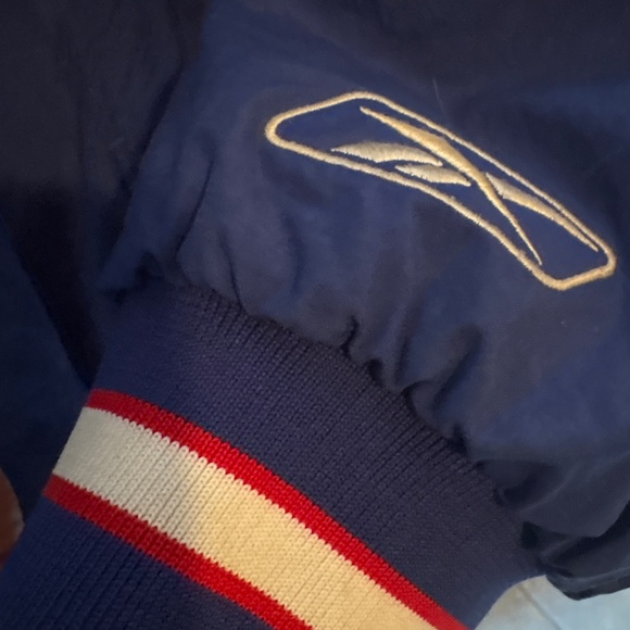 Reebok NFL Men's giants blue lightly down filled jacket rain resistant size 2XL - Picture 8 of 8